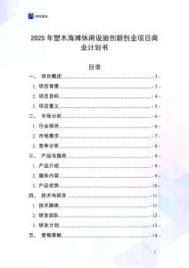 2025年塑木海灘休閑設(shè)施創(chuàng)新創(chuàng)業(yè)項(xiàng)目商業(yè)計(jì)劃書