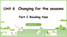 2025秋新人教PEP英語四年級上冊教學課件：Unit 6 Part C 第8課時 Reading time