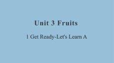 25秋新科普版英語(yǔ)四年級(jí)上冊(cè)u(píng)nit31 Get Ready-Let's Learn A