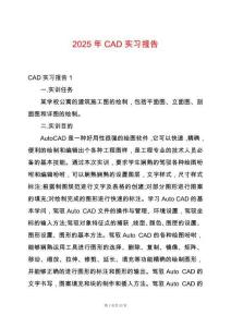 2025年CAD實習報告