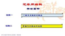 【汽車標準規(guī)范與解讀】1汽車用燃料