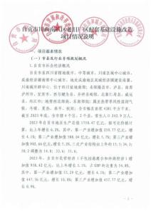 自貢市川西南礦區老舊廠區配套基礎設施改造項目-情況說明