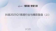 【解數咨詢-2025研報】抖音2025Q1高增行業與爆款復盤（上）