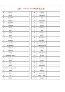 精品資料必修1 單詞