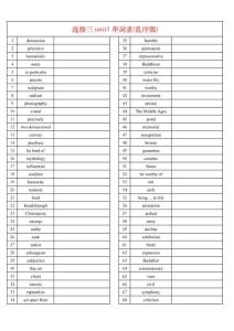 精品資料選修3 單詞