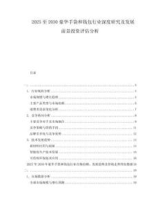 2025至2030豪華手袋和錢包行業深度研究及發展前景投資評估分析