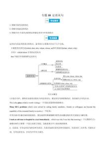 高中英語(yǔ)學(xué)與練專(zhuān)題10 定語(yǔ)從句（原卷版）