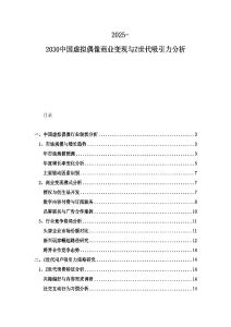 2025-2030中國虛擬偶像商業變現與Z世代吸引力分析