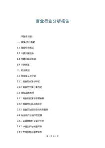 盲盒行業分析報告