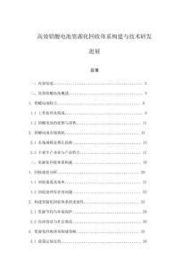 高效鉛酸電池資源化回收體系構建與技術研發進展