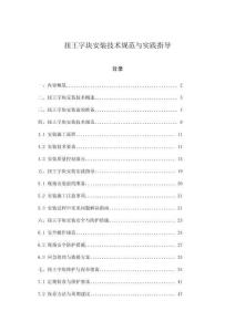扭王字塊安裝技術(shù)規(guī)范與實(shí)踐指導(dǎo)