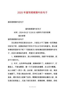 2025年描寫梧桐落葉的句子