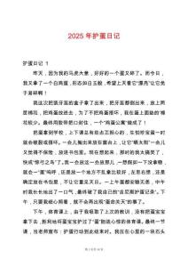 2025年護蛋日記