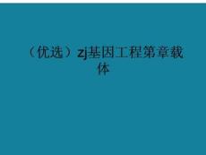 基因工程第章載體