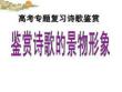 詩(shī)歌鑒賞形象分析..