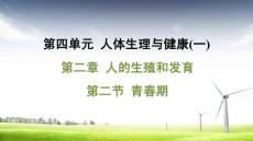 人教 七年級生物上冊  第四單元02-第二章 人的生殖和發育-第二節 青春期