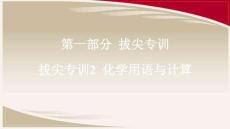 魯教五四 八年級化學上冊  專訓-第一部分 拔尖專訓2 化學用語與計算