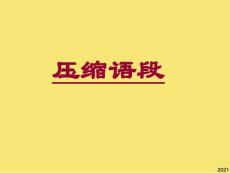 壓縮語段方法PPT優秀資料