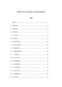 校園安全應急預案與應急處理流程