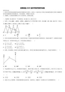 麻栗坡縣2025屆中考聯(lián)考數(shù)學(xué)試題含解析