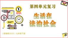 （統編版2025新教材）七年級道法下冊第四單元 生活在法治社會 復習課件