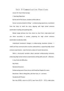 冀教版（2024）九年級下冊Unit 9 CommunicationLesson 54 How Embarrassing教案