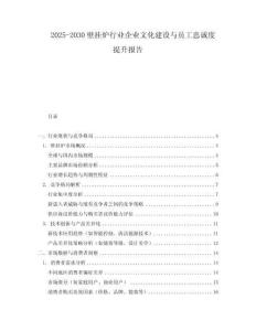 2025-2030壁掛爐行業企業文化建設與員工忠誠度提升報告