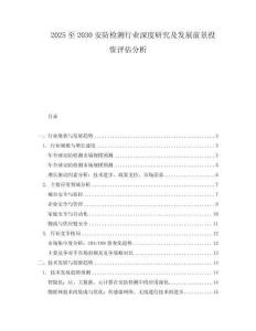 2025至2030安防檢測行業(yè)深度研究及發(fā)展前景投資評估分析