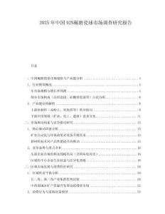 2025年中國(guó)92%碾磨瓷球市場(chǎng)調(diào)查研究報(bào)告
