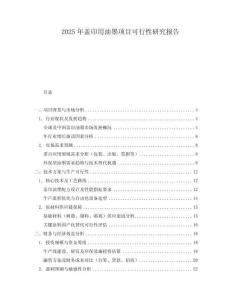 2025年蓋印用油墨項目可行性研究報告