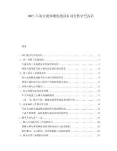 2025年防塵液體硬化劑項(xiàng)目可行性研究報告