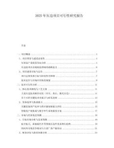 2025年壓邊項(xiàng)目可行性研究報(bào)告