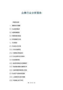 眾泰行業(yè)分析報(bào)告