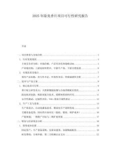 2025年除臭香片項(xiàng)目可行性研究報(bào)告
