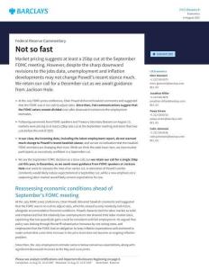 【巴克萊-2025研究報告】Federal_Reserve_Commentary_Not_so_fast