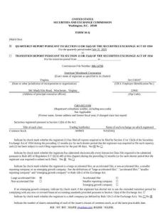 【SEC-2025行業(yè)研究報(bào)告】Form 10-Q AMERICAN WOODMARK CORP