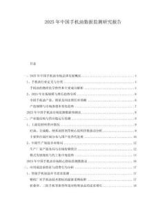 2025年中國(guó)手機(jī)油數(shù)據(jù)監(jiān)測(cè)研究報(bào)告