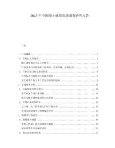 2025年中國(guó)陶土戒指市場(chǎng)調(diào)查研究報(bào)告