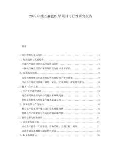 2025年純苧麻色織品項目可行性研究報告