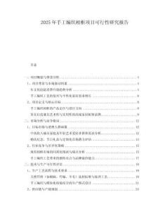 2025年手工編織相框項(xiàng)目可行性研究報(bào)告