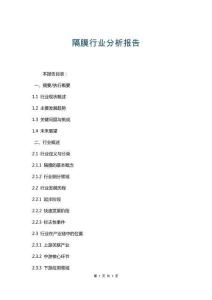 隔膜行業(yè)分析報告 (2)