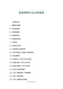 宜賓網(wǎng)吧行業(yè)分析報告