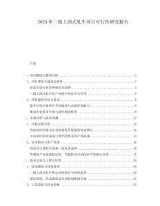 2025年二輥上固式軋車項(xiàng)目可行性研究報告