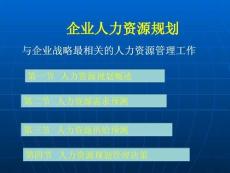 課件公司人力資源規(guī)劃