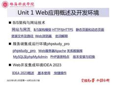 Web前端開發(fā)技術(shù)——基于IDEA的Vue3+PHP7項(xiàng)目開發(fā) 課件Unit 1 Web應(yīng)用概述及開發(fā)環(huán)境_