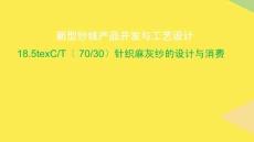 針織麻灰紗工藝設計(“工藝”相關文檔)共13張