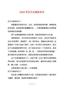 2025年關(guān)于樂高的作文