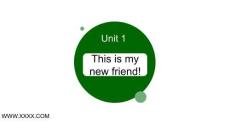 4This is my new friend-英語課件