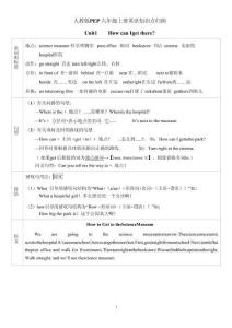 六上英語知識點