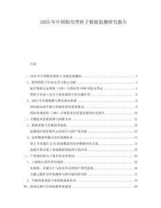 2025年中國船用黑匣子數據監測研究報告